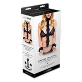 Whip Smart Diamond Body Restraint Three Piece Set Black > Bondage Gear > Restraints